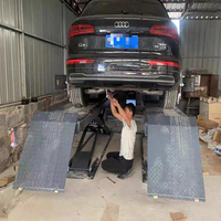 Ciseaux élévateurs robustes de 4000 kg et 1,2 m, élévateur automobile de 4 tonnes pour atelier de réparation automobile