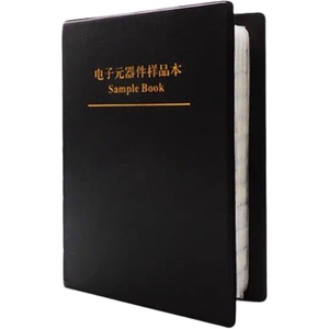 Libro campionario di componenti elettronici: condensatori, induttori, diodi <span class=keywords><strong>Zener</strong></span>, transistor triodo, condensatori SMD 0805, 51 modelli diversi - Product Image 1