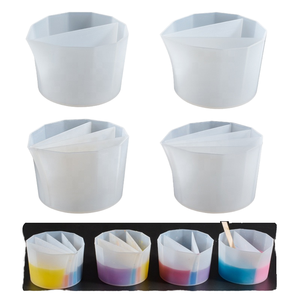 Tự làm keo khuôn Keo trộn cốc Silicone màu trộn cốc Keo trộn công cụ sơn màu trộn và phù hợp với cốc - Product Image 1