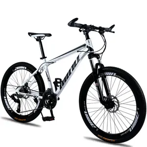 B003-Bicicleta de Montaña de acero al carbono, bici de 26 pulgadas con suspensión completa, velocidad de amortiguación, 2023