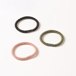 Gros version coréenne basique simple couleur bonbon cheveux <span class=keywords><strong>cercle</strong></span> fil haute élastique douce fille cheveux accessoires cheveux cravate - Product Image 5