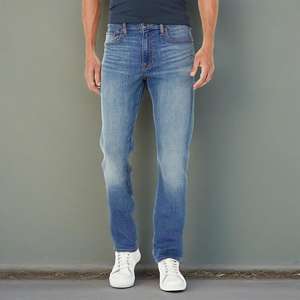 Oem/odm กางเกงยีนส์ฟอกกางเกงยีนส์ขายาวสำหรับผู้ชาย, กางเกงยีนส์บางยืดลำลองสำหรับฤดูร้อน - Product Image 1