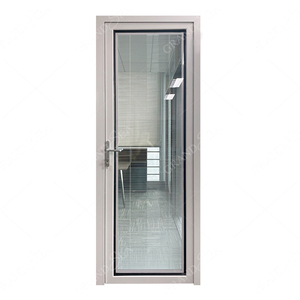 <span class=keywords><strong>Porte</strong></span> à bascule en <span class=keywords><strong>aluminium</strong></span> de style nordique, intérieur en verre, couleur chêne blanc, offre spéciale, maroc - Product Image 2