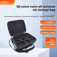 Étui de rangement rigide en EVA pour DJI Osmo Nano Standard/Vlog Combo, sac de transport compatible avec la caméra Osmo Nano et tous les accessoires, avec bandoulière