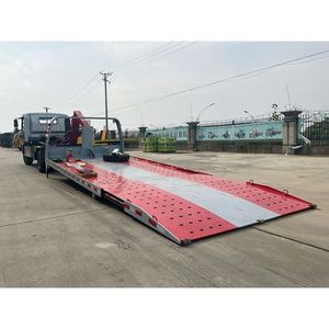 HOWO 3-5 Ton Fully Landed <b>Flatbed</b> Tow <b>Truck</b> | 4X2 Hydraulic Road Rescue Wrecker <b>Truck</b> - Product Image 2