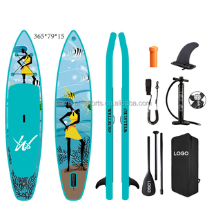 Racing Supboard 12'6/381cm Drop Stitch RACE SUP Board Paddle <b>Inflatable</b> With US Race Fin Double Layer <b>Inflatable</b> Sup Board Racin - Product Image 5