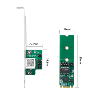 I226 Chipset M.2 2280 B+M Key 2.5G Ethernet Card 2500Mbps RJ45 <b>LAN</b> <b>Adapter</b> for Computer Wired Internal in Stock B+M Key Versatil - Product Image 2