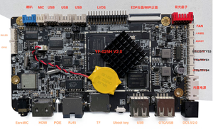 RK3288 Debian linux ubuntu quad-core 2G + 16G desarrollo <span class=keywords><strong>POE</strong></span> 4G módulo inalámbrico MINI PCI-E placa base Android todo en uno - Product Image 2