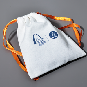 Custom Logo Printed Eco-Friendly Cotton <strong>Drawstring</strong> Dust Bag Gift <strong>Drawstring</strong> Pouch - Product Image 2