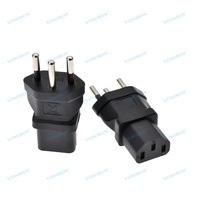 Adaptateur secteur suisse Type J SEV 1011 vers IEC C13, adaptateur de voyage suisse mâle vers C13 femelle PDU/UPS Server 10A250V