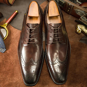 High Quality Men Formal <b>Shoes</b> Leather Business Casual Luxury Male Breathable <b>Oxfords</b> Men <b>Dress</b> <b>Shoes</b> - Product Image 2