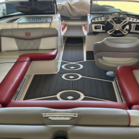 Tapis de sol pour bateau Mastercraft X10 Cockpit Pad 2014, en mousse EVA imitation teck, style SeaDek MarineMat Gatorstep, auto-adhésif