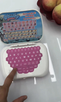 Machine d'apprentissage pour enfants avec tablette - Jouet éducatif français et anglais en plastique ABS, alimenté par piles, pour les enfants de 5 à 7 ans