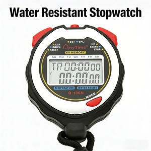 Cronómetro Electrónico Digital Multifunción de Moda con 60 Memorias, Resistente al Agua, Pantalla LCD de 2 Líneas, Temperatura, para Correr, Deportes y Entrenamiento - Product Image 1