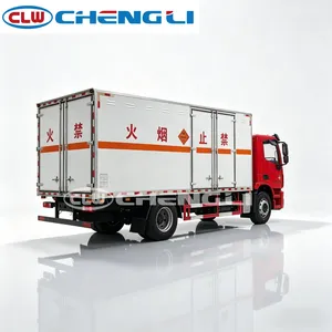 Camionnette pour marchandises dangereuses CLW 18T 4x2, véhicule de transport de matières explosives avec caisse fermée antistatique - Product Image 3