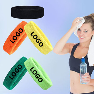 Nhà Máy Bán Buôn Biểu Tượng Tùy Chỉnh Thêu Đàn Hồi Bông Spa Mùa Đông Halloween Bóng Đá Quần Vợt Thể Thao <span class=keywords><strong>Headband</strong></span> Sweatband Cho Phụ Nữ - Product Image 1