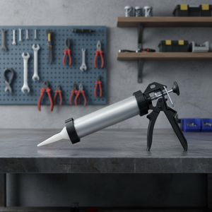 Ergonomic Non-Slip Handle Caulking Gun 360 Degree Rotation Iron Body with Hanging Hole Easy Storage Garage <b>Tool</b> Accessory - Product Image 1