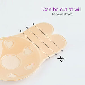 Kaninchen ohrform Unsichtbarer Silikon-BH-Stick Weiblich Atmungsaktiv Anti-Durchhängen Sammeln Sie die Brust stütze - Product Image 5