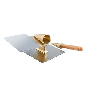 Rodillo de cono de gofres antiadherente de bronce de Venta caliente, accesorio de cocina para hornear para hacer helados o <span class=keywords><strong>conos</strong></span> de aperitivos - Product Image 3