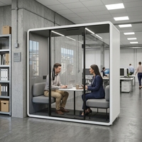 Cabines de bureau insonorisées modulaires et mobiles modernes les plus vendues pour espaces de coworking, hôtels et salles d'école – Idéales pour l'intimité au travail