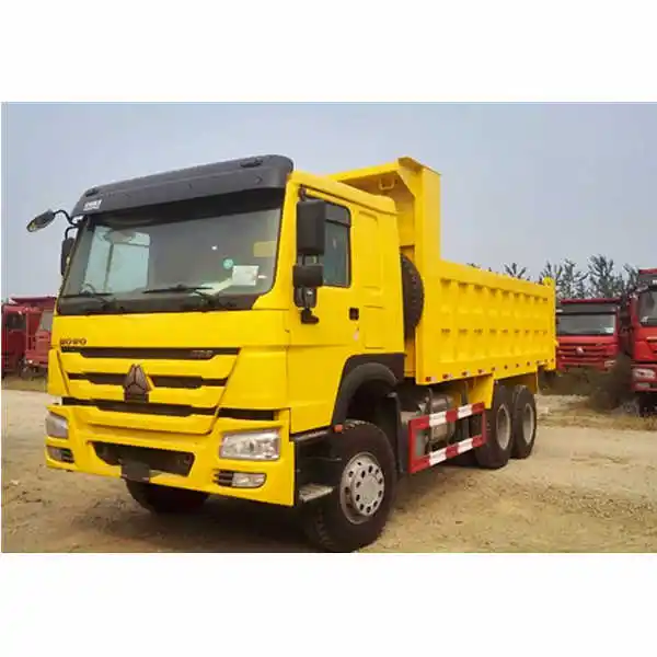 Howo damperli 40Ton 12 tekerlekler 8X4 damperli kamyon Hino yük kapasitesi kullanılan DAMPERLİ KAMYON tam römork