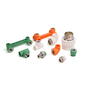 Raccords de tuyauterie d'alimentation en eau en PPR, coude de retour femelle et coude en U, marque <span class=keywords><strong>MG</strong></span>, certifiés ISO9001 CE, blanc/vert, garantie de 3 ans - Product Image 5