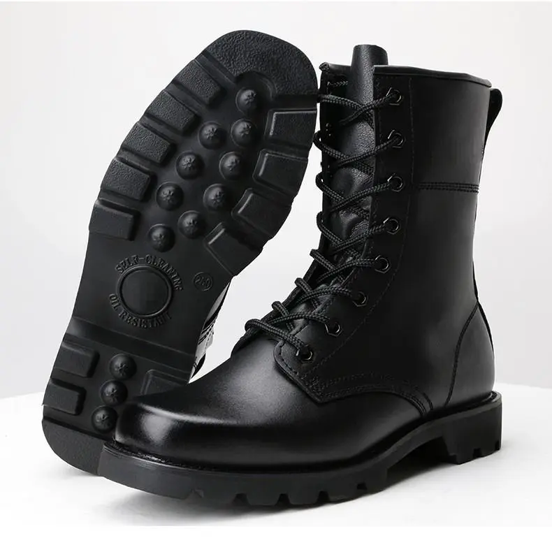 2023 High cut Tactical Boots Black Outdoor Combat Shoes Breathable Hiking Boots for Women and Men