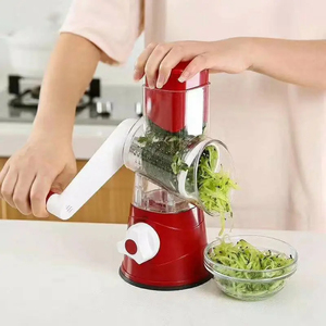 3-in-1 Manual Rotation <b>Vegetable</b> Fruit Slicer Round <b>Cutter</b> Potato Grater Spiralizer <b>Vegetable</b> Kitchen Home Tools - Product Image 4