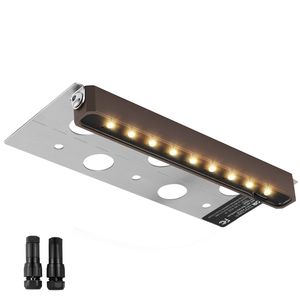 LED 6.8 Inch Hardscape Lighting 3W 12V-24V AC/DC IP68 Waterproof Outdoor Step Lights 3000K Soft White Swivel Lights Garden - Product Image 1