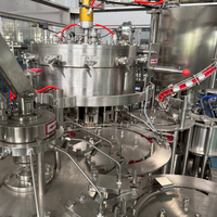 Machine de remplissage de liquides entièrement automatique 3-en-1, équipement d'embouteillage automatique pour la production d'eau potable