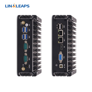 Linkleaps nhỏ gọn Intel Core i3 i5 i7 không quạt công nghiệp Mini PC indulstrial máy tính nhúng hộp PC với 2 GbE 2 RS232 RS485 - Product Image 5