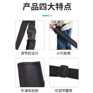 Alfiletero para flechas para niños, correa ajustable de gran capacidad, color negro, para práctica de tiro al aire libre y entrenamiento de tiro con arco - Product Image 5
