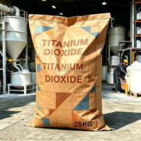 Sac en papier kraft multicouche à fond carré et ouverture large, biodégradable et recyclable, pour emballage de poudre chimique 25 kg, imprimé 8 couleurs