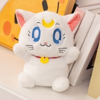 Boneka Bulan Lucu Grosir, Mainan Hewan Isi Lembut, Gantungan Boneka, Hadiah Mesin Cakar Arcade, OEM