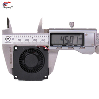 Ventilateur centrifuge 4510 w silencieux, Micro moteur, 8000 tr/min, 12V, 24V, 45x45x10mm, grand Volume d'air, centrifuge, 45mm