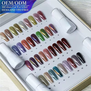 Esmalte de Uñas en Gel UV de Primera Calidad, No Tóxico, Ecológico, Vegano, 30 Colores Brillantes, Efecto Ojo de Gato, Líquido en Botella, Profesional, para Uñas DIY - Product Image 6