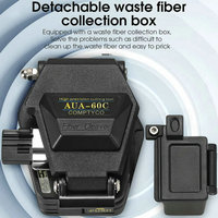 Couteau de coupe de fibre optique AUA-60C de coupe connexion froide coupe-câble thermofusible retour automatique bande de coupe boîte de fibre de déchets