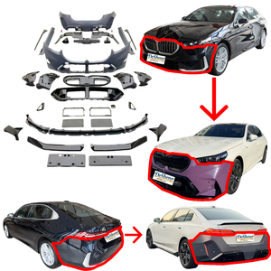 Высококачественный полипропиленовый материал, комплекты обвесов для BMW 5 серии (для переоборудования в M5), передний и задний бамперы. Идеальная совместимость, стабильность. - Product Image 1
