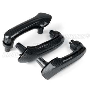 Juego de 5 Cubiertas Decorativas para Manijas Interiores de Puerta, Estilo Fibra de Carbono, para Volkswagen Bora Golf 4 MK4 Jetta 1999-2004 - Product Image 4