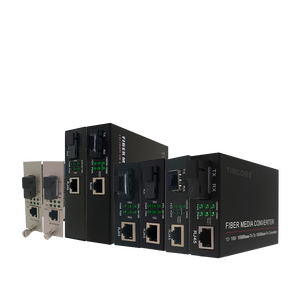 TiNCAM 1 * SFP + 1GE <span class=keywords><strong>RJ45</strong></span> Media Converter Smart Switch Media Converter Émetteurs-récepteurs à fibre optique Émetteurs-récepteurs SFP pour caméra IP - Product Image 6