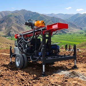 Plataforma de Perforación de Pozos de Agua con Ruedas Pequeñas, Máquina Perforadora Portátil Multifuncional para Uso Doméstico y Agrícola - Product Image 3