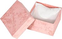 Boîte de montre en papier kraft blanc bleu personnalisée Matériaux recyclés écologiques Doublure en éponge Stratification mate pour cadeaux de montre-bracelet