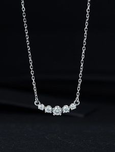 Collier Xinfly Style 2024 en or 18 carats avec diamant naturel de 0,23 ct, collier à chaîne tendance - Product Image 3