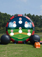 Cible de fléchettes gonflable en PVC, modèle 10,10, 148x148x109cm, accessoires de jeux amusants, activités de team building, entraînement en plein air, jouets, cible de ballon