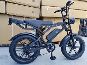 Bicicleta Eléctrica de Montaña con Motor Central V8T2520, Batería de Litio, Neumáticos Gruesos 20*4.0, para Nieve y Playa, Nueva Energía - Product Image 4