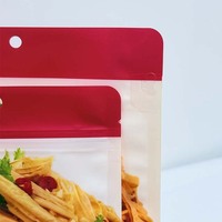 Feuilles de tofu personnalisées de qualité alimentaire avec sacs scellés à huit côtés, fermetures éclair et trous ronds pratiques