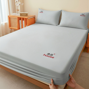 Nouvelle Housse de Matelas Ajustée en Coton Premium Effet Nuage 2026, Drap Housse Épais à Haute Densité <span class=keywords><strong>GSM</strong></span> - Product Image 4