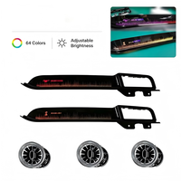 Bande lumineuse d'ambiance pour voiture Ford Mustang 2015-2022, kit de mise à niveau décoratif intérieur LED multicolore pour grille d'aération, produit phare