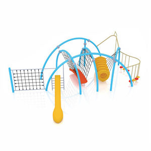 Flyfun - Structure <span class=keywords><strong>de</strong></span> jeu commerciale en gros avec mur <span class=keywords><strong>de</strong></span> filet, parcours ondulé et é<span class=keywords><strong>l</strong></span>éments d'équilibre pour <span class=keywords><strong>les</strong></span> espaces publics et <span class=keywords><strong>les</strong></span> parcs - Product Image 1