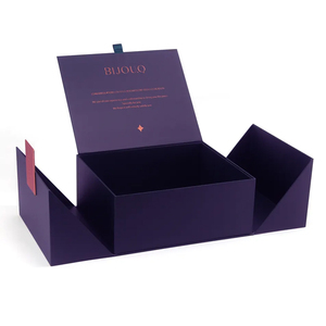 Caixa de Presente Personalizada com Logo Impresso, Grande e Dura, com Duas Portas para Embalagem de Joias - Product Image 4